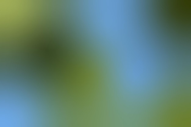 un árbol verde con un cielo azul y un fondo verde