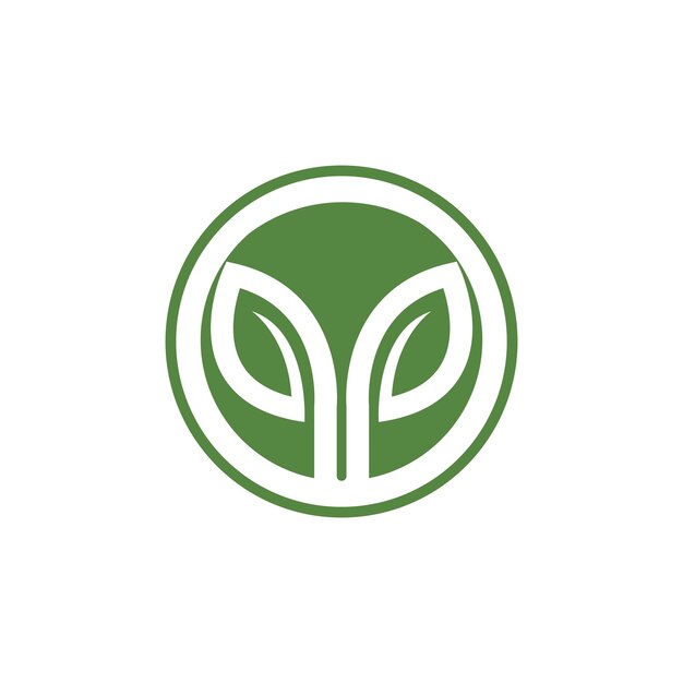 Árbol verde hoja ecología naturaleza logo elemento vector imagen