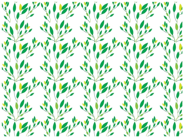 un árbol verde con hojas en patten