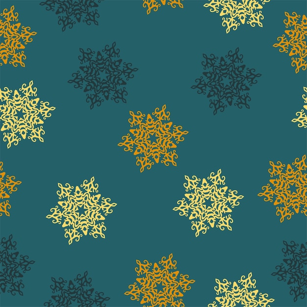 Árboles de Navidad de colores con fondo de patrón sin costuras