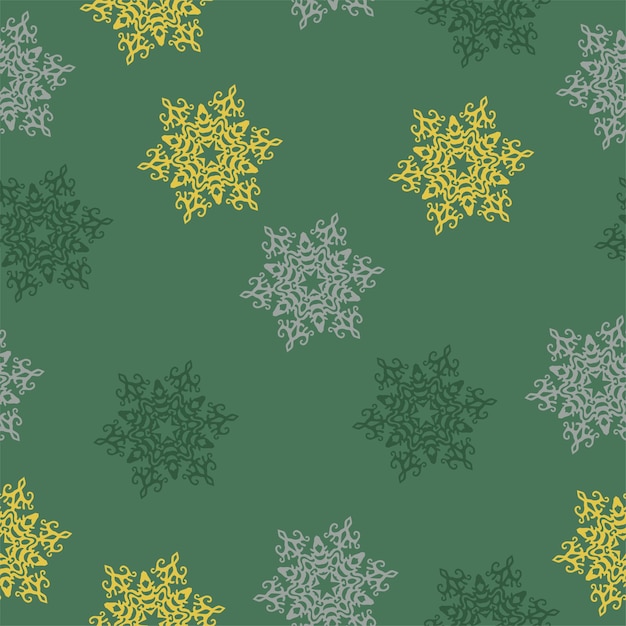 Árboles de Navidad de colores con fondo de patrón sin costuras
