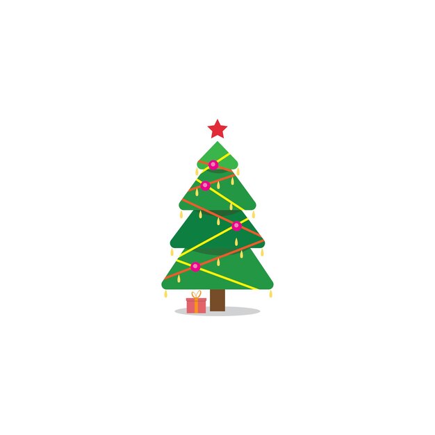 Árboles de Navidad pinos para tarjetas de felicitación invitaciones pancartas web Año Nuevo y árbol de Navidad tradiciones