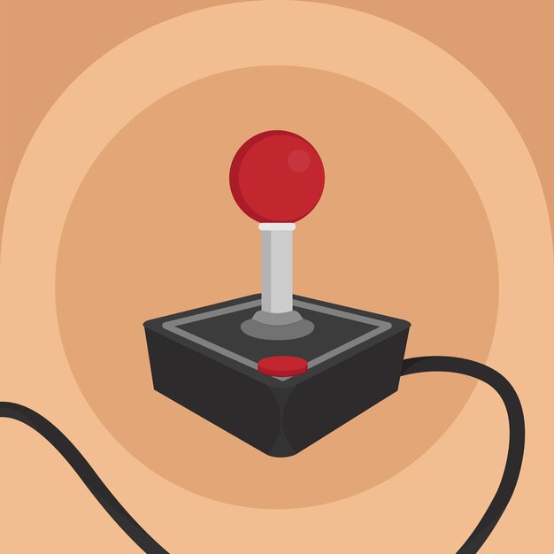 Vector arcade de joystick