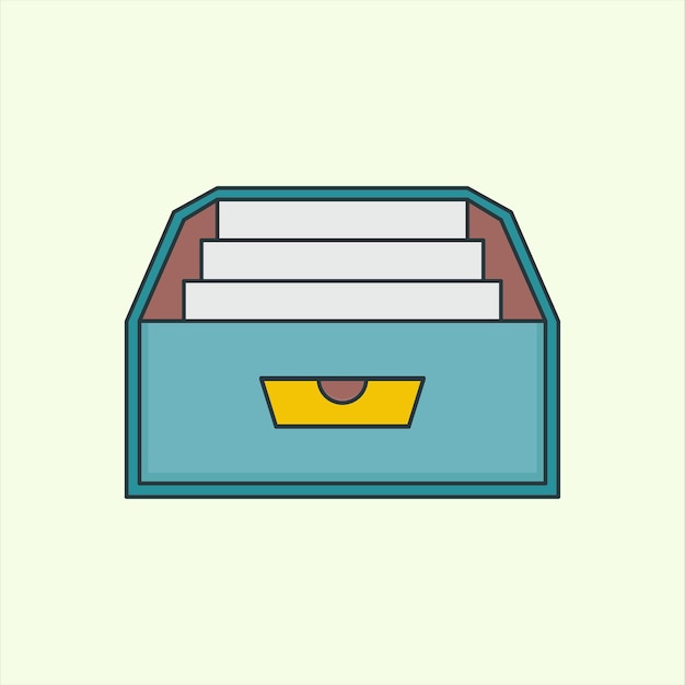 Archive icon icon related to design elements suitable for web site app user interfaceselement printable etc flat icon style simple vector design editable