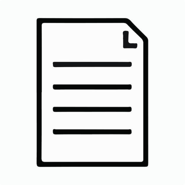 un archivo en blanco y negro con un fondo blanco