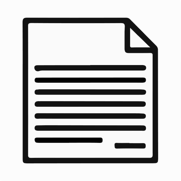 un archivo en blanco y negro con un fondo blanco