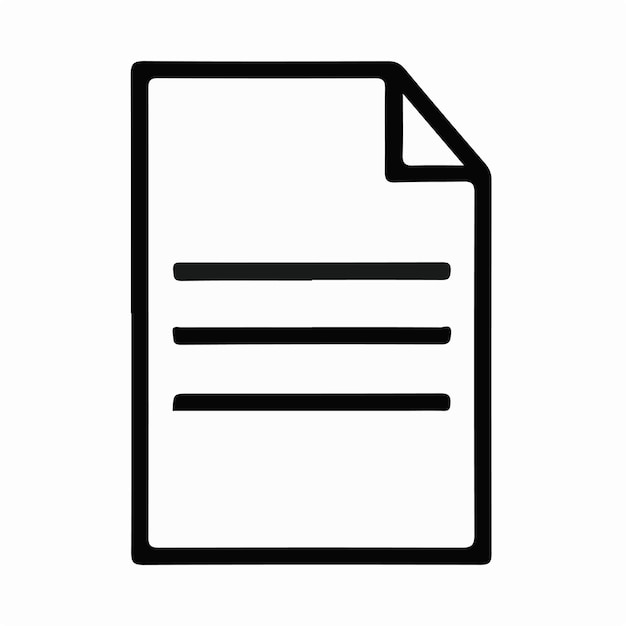un archivo blanco y negro con una línea negra a través del medio