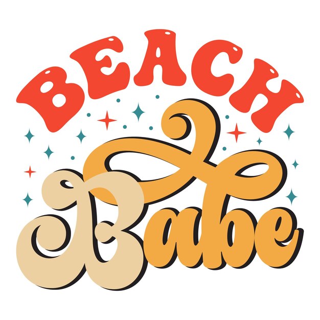 Archivo de diseño de Retro Summer Svg