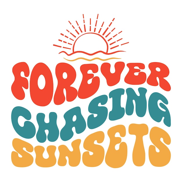 Archivo de diseño de Retro Summer Svg