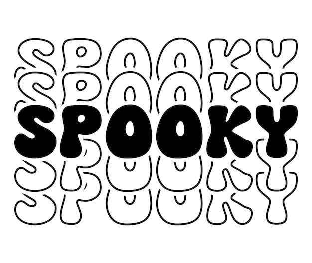 Archivo de diseño Svg de Halloween retro