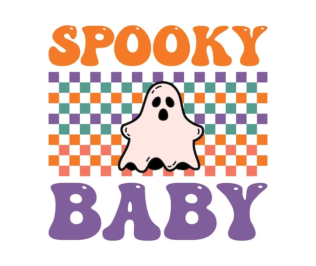 Archivo de diseño Svg de Halloween retro