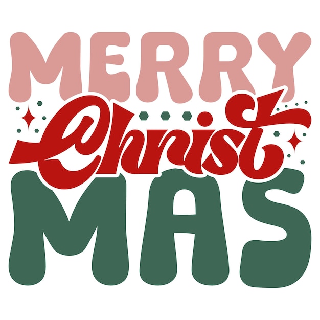 archivo de diseño svg retro de navidad