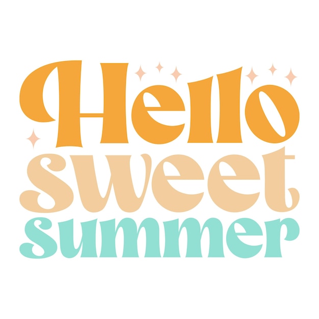 Archivo de diseño SVG de verano retro