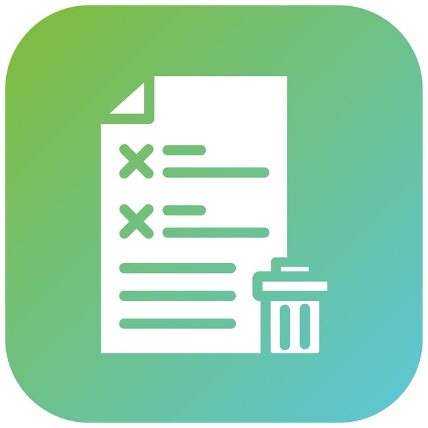 Archivo de diseño vectorial borrar estilo de icono