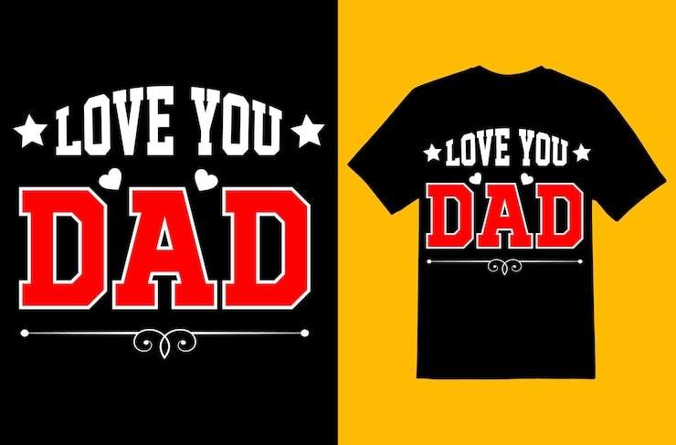 Archivo EPS de diseño de camiseta del día del padre