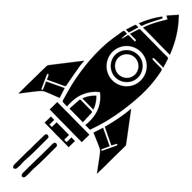Un archivo EPS de ilustración de arte vectorial de cohetes