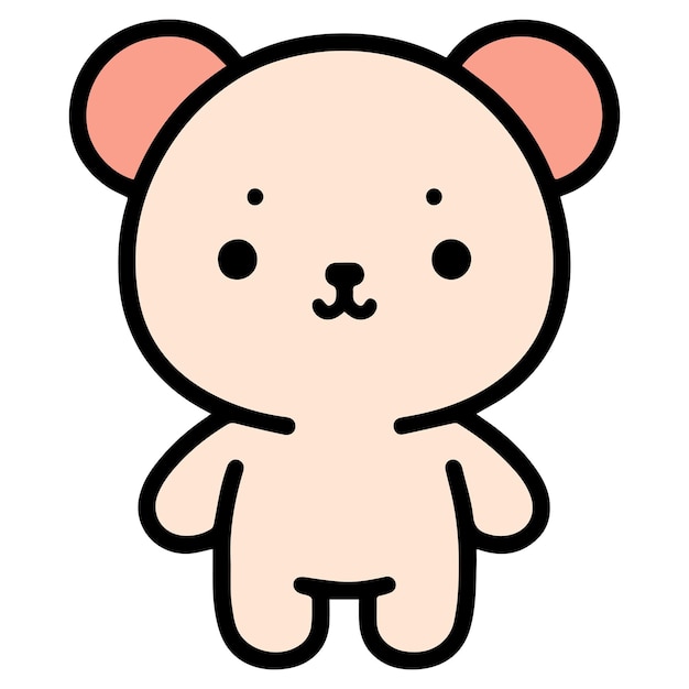 Un archivo EPS de ilustración de arte vectorial de oso
