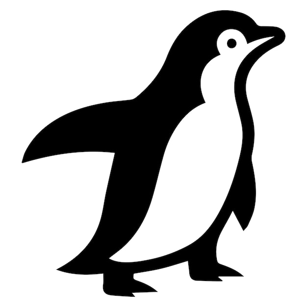 Un archivo EPS de ilustración de arte vectorial de pingüino