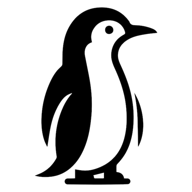 Un archivo EPS de ilustración de arte vectorial de pingüino