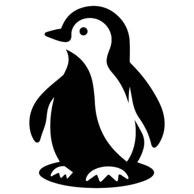 Un archivo EPS de ilustración de arte vectorial de pingüino