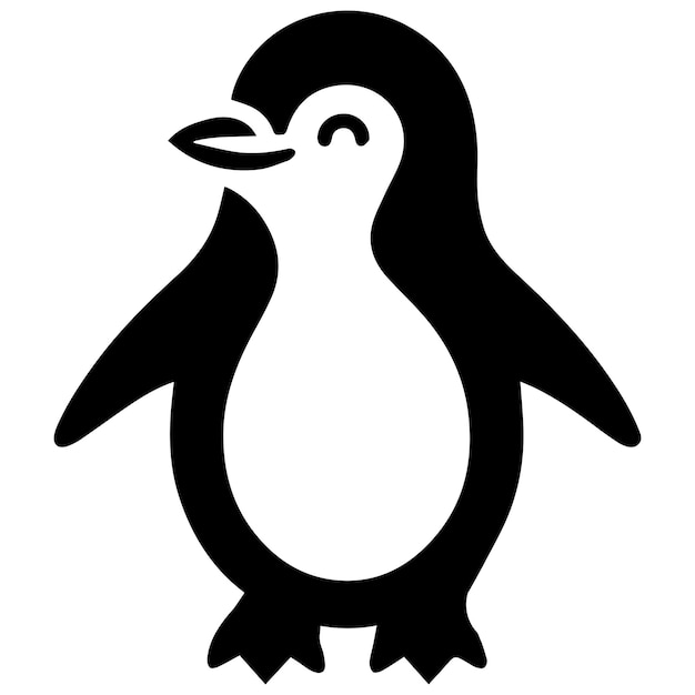 Un archivo EPS de ilustración de arte vectorial de pingüino
