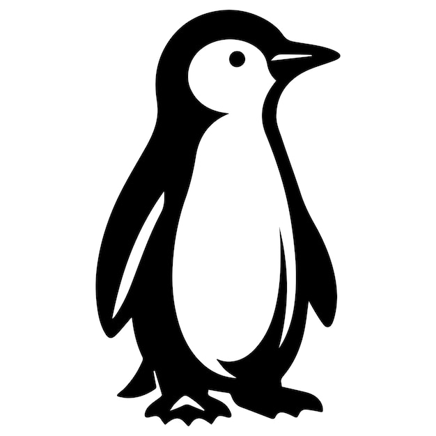 Un archivo EPS de ilustración de arte vectorial de pingüino