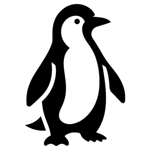 Un archivo EPS de ilustración de arte vectorial de pingüino