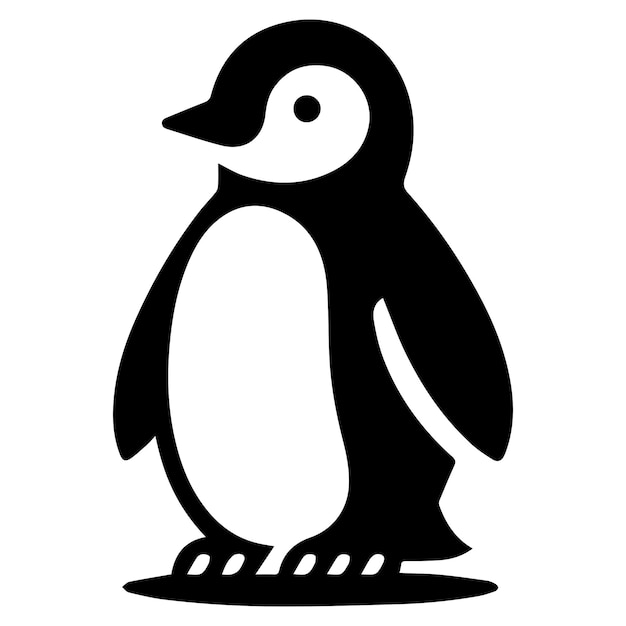 Un archivo EPS de ilustración de arte vectorial de pingüino
