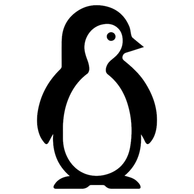 Un archivo EPS de ilustración de arte vectorial de pingüino
