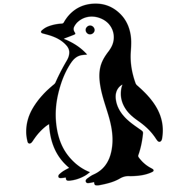 Un archivo EPS de ilustración de arte vectorial de pingüino