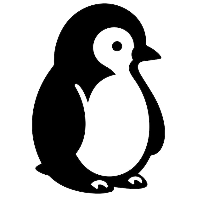 Un archivo EPS de ilustración de arte vectorial de pingüino