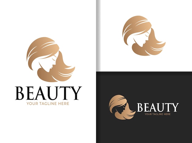 El archivo ESP del diseño del logotipo del salón de belleza