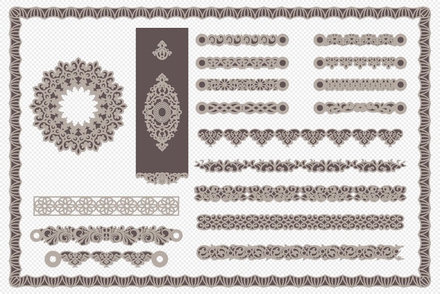 Vector archivo para motivos vectoriales cnc