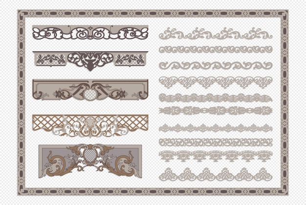 Vector archivo para motivos vectoriales cnc