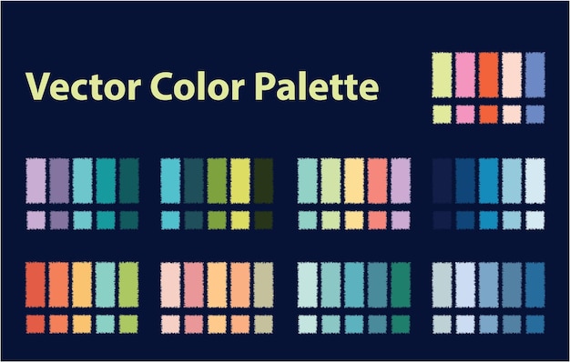 El archivo de la paleta de colores Vector Pastel libre