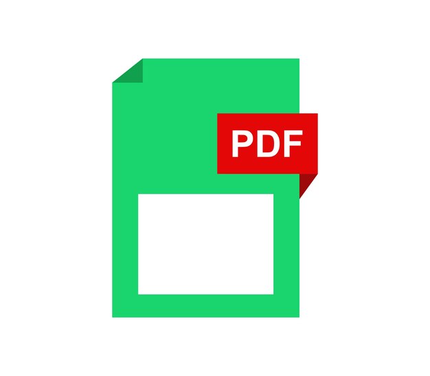 Vector archivo pdf