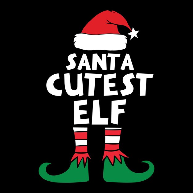 Archivo de vector de diseño de camiseta de Navidad