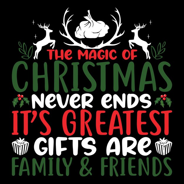 Archivo de vector de diseño de camiseta de Navidad