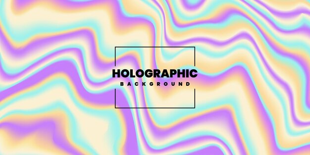 Archivo de vector de fondo holográfico
