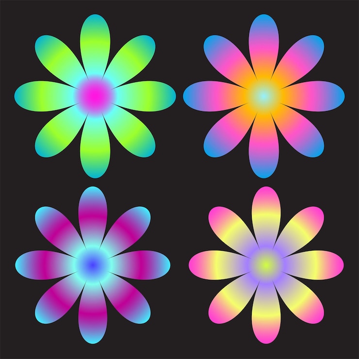 Vector archivo de vector libre de diseño de flores