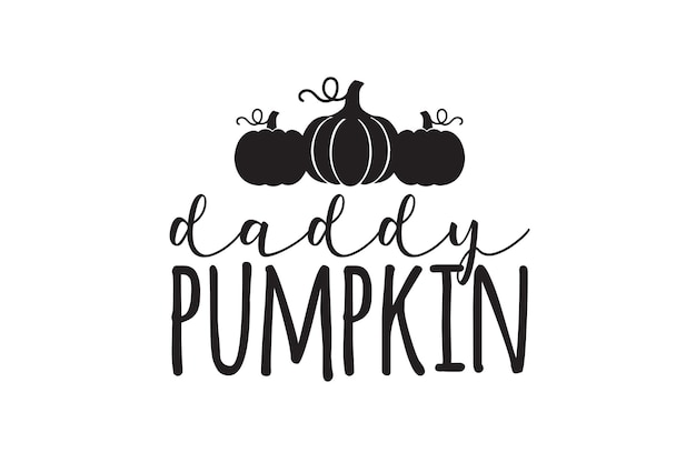 El archivo vectorial de Daddy Pumpkin