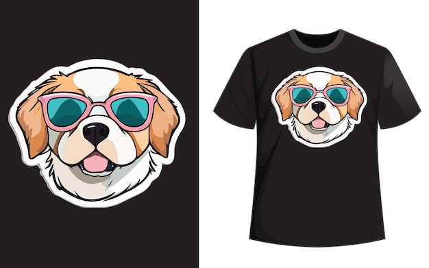 Vector archivo vectorial de diseño de camisetas de animales