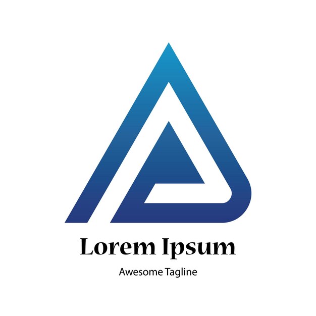 Un archivo vectorial de diseño de letras para el logotipo