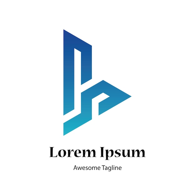 Archivo vectorial de diseño del logotipo de la letra L