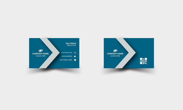 archivo vectorial de diseño de tarjetas de visita profesionales