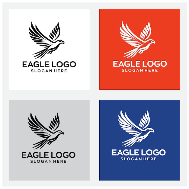 archivo vectorial editable del logotipo del águila