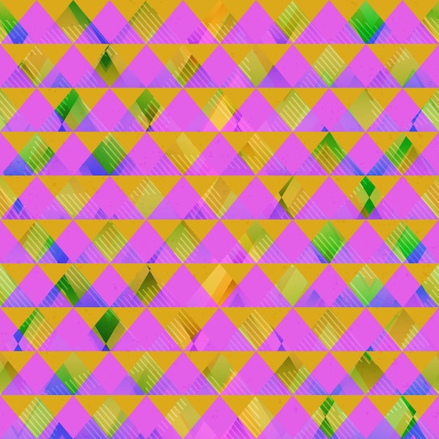 Archivo vectorial EPS 10 de textura transparente de triángulo rosa retro