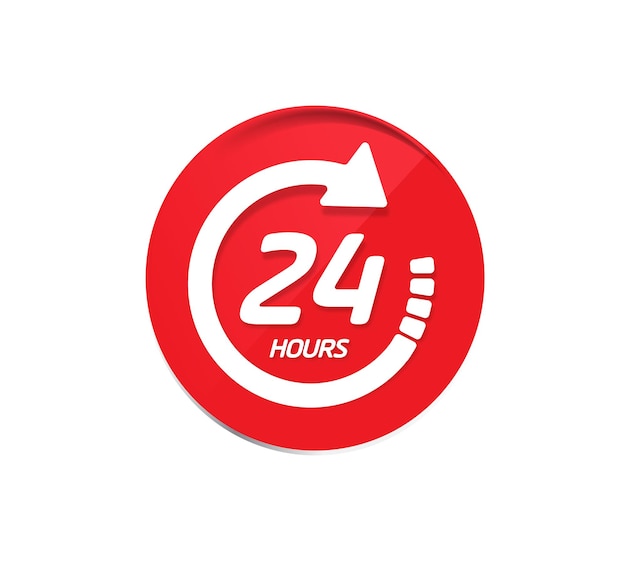 Archivo vectorial EPS de 24 horas