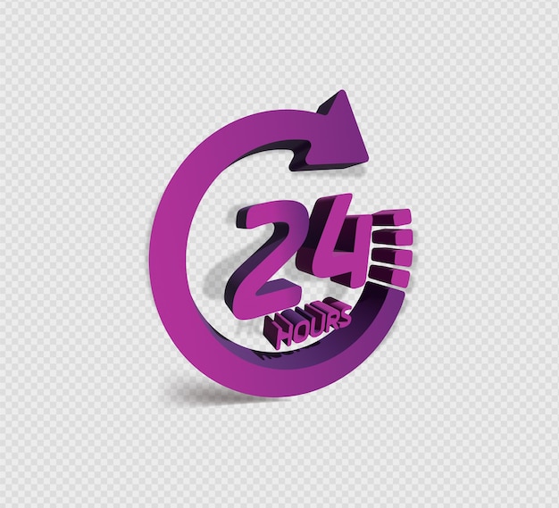Archivo vectorial EPS de 24 horas