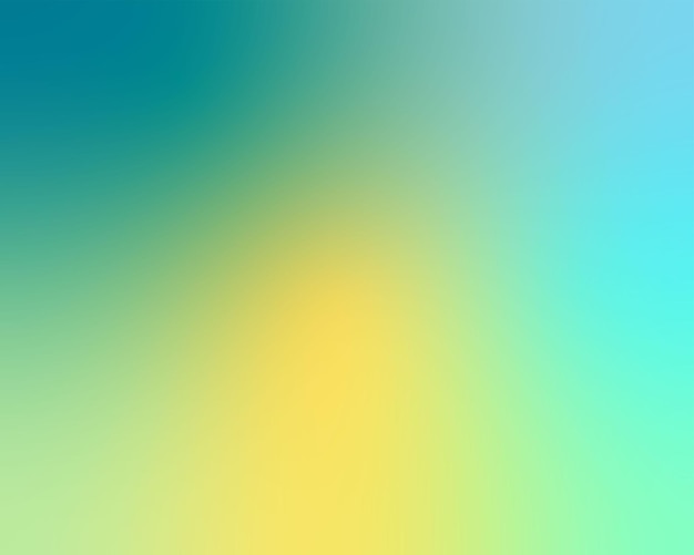 Archivo vectorial EPS de fondo de color gradiente turquesa y amarillo para un diseño versátil
